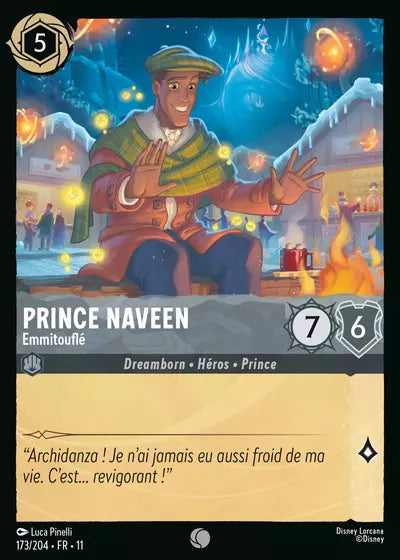 Carte Lorcana 173/204 Prince Naveen Foil | LorenZone