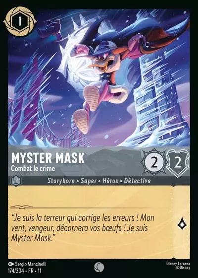 Carte Lorcana 174/204 Myster Mask Foil | LorenZone
