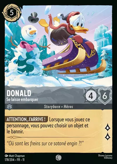Carte Lorcana 178/204 Donald Foil | LorenZone