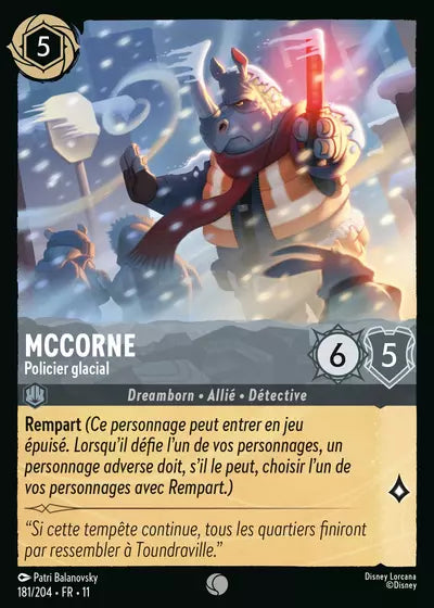 Carte Lorcana 181/204 McCorne Foil | LorenZone