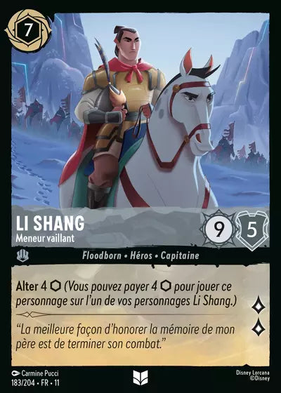Carte Lorcana 183/204 Li Shang Foil | LorenZone