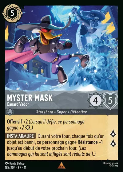 Carte Lorcana 188/204 Myster Mask Foil | LorenZone