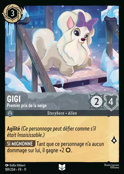 Carte Lorcana 189/204 Gigi Foil | LorenZone
