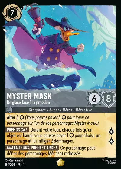 Carte Lorcana 192/204 Myster Mask Foil | LorenZone