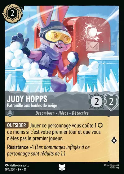 Carte Lorcana 194/204 Judy Hopps Foil | LorenZone