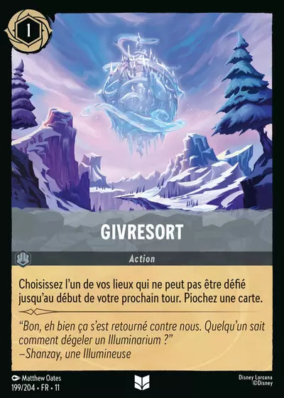 Carte Lorcana 199/204 Givresort Foil | LorenZone