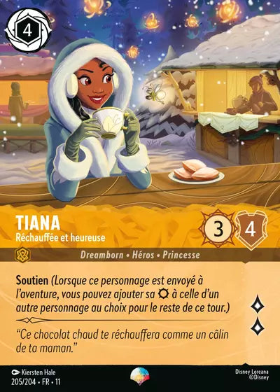 Carte Lorcana 205/204 Tiana Épique | LorenZone