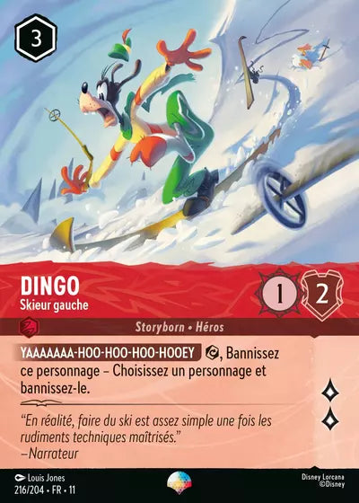 Carte Lorcana 216/204 Dingo Épique | LorenZone