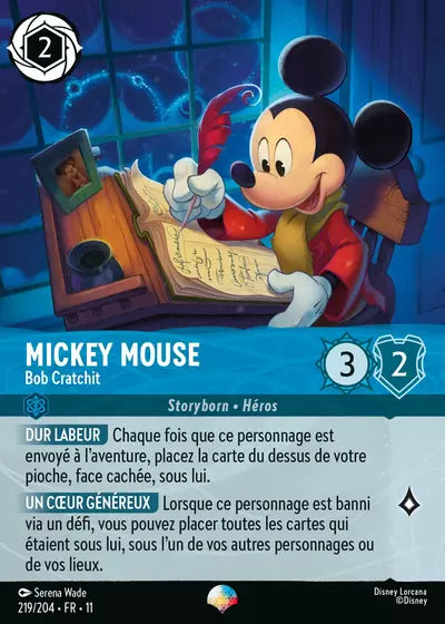 Carte Lorcana 219/204 Mickey Mouse Épique | LorenZone