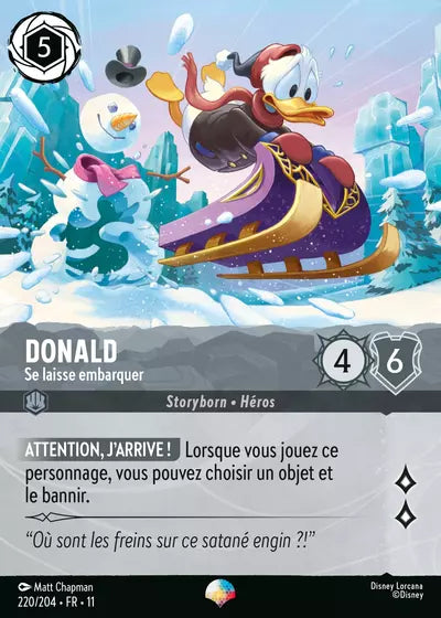 Carte Lorcana 220/204 Donald Épique | LorenZone