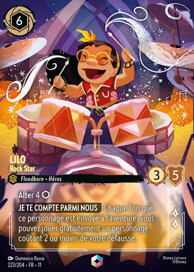 Carte Lorcana 223/204 Lilo Enchantée | LorenZone