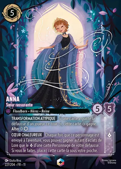 Carte Lorcana 227/204 Anna Enchantée | LorenZone