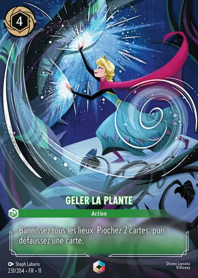 Carte Lorcana 231/204 Geler la Plante Enchantée | LorenZone