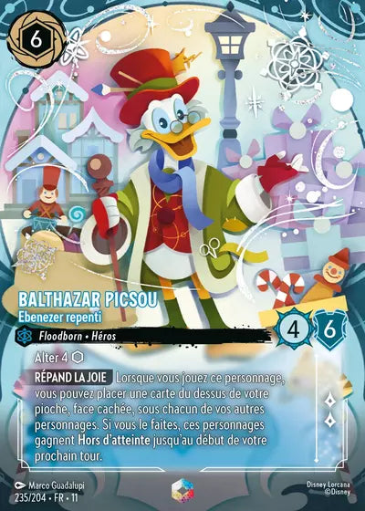 Carte Lorcana 235/204 Balthazar Picsou Enchantée | LorenZone
