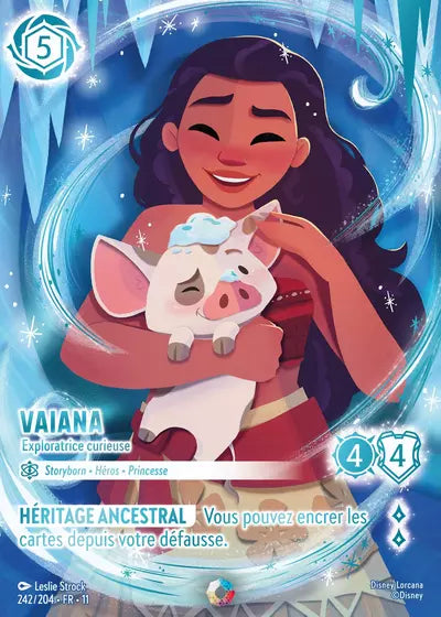 Carte Lorcana 242/204 Vaiana Iconique | LorenZone