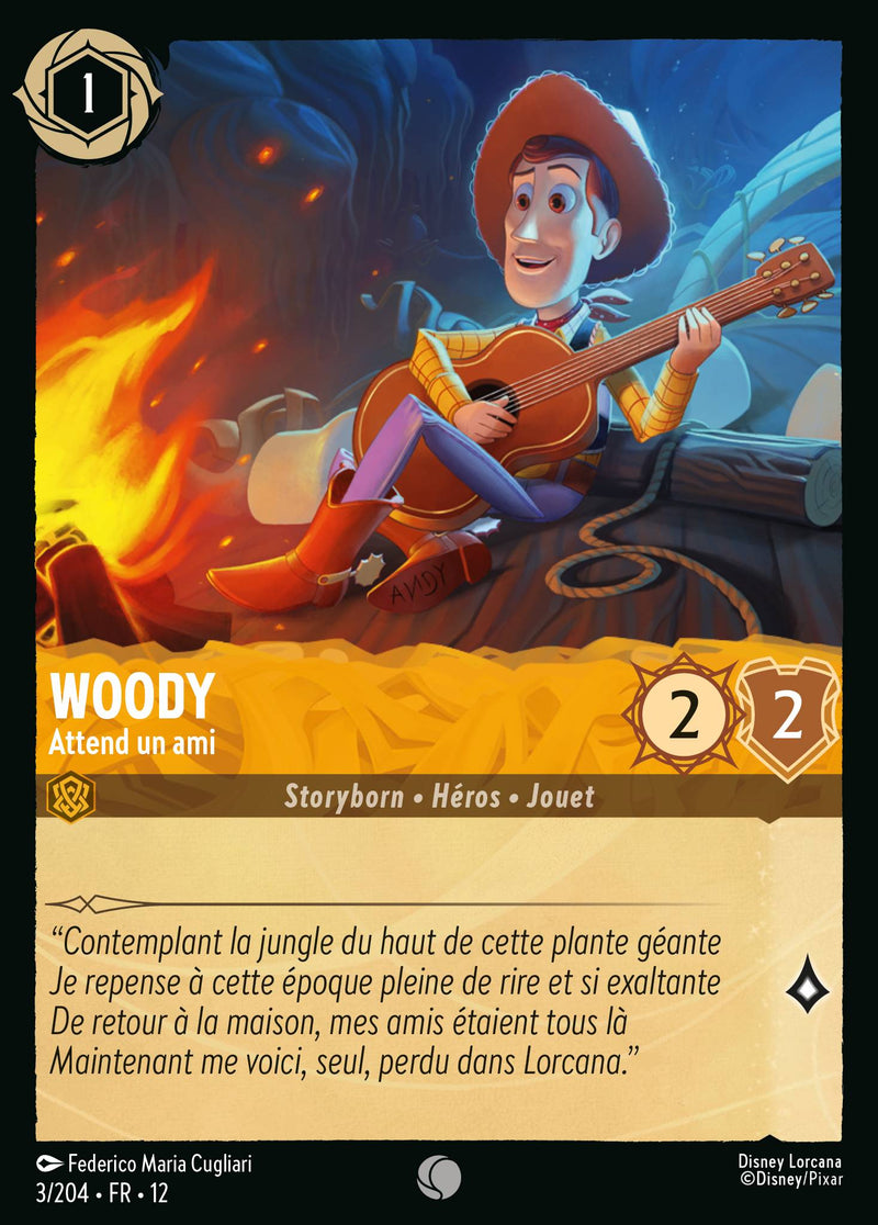 Carte Lorcana 3/204 Woody | LorenZone