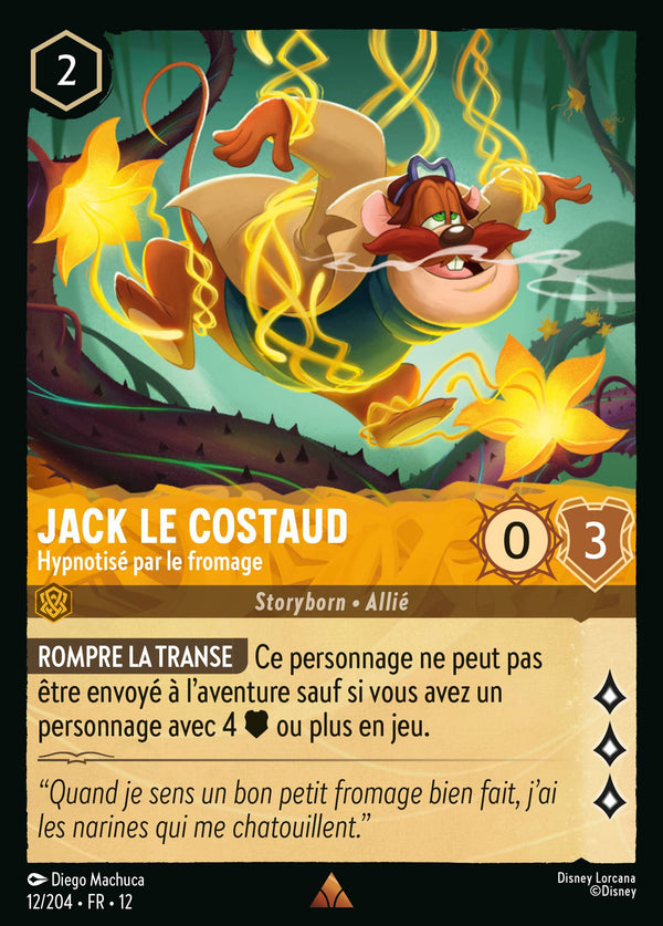 Carte Lorcana 12/204 Jack le Costaud | LorenZone