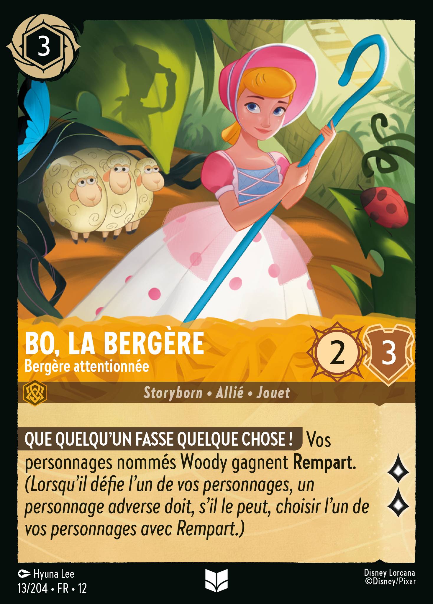 Carte Lorcana 13/204 Bo, la bergère | LorenZone