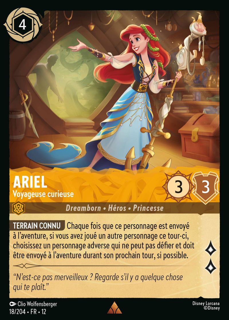 Carte Lorcana 18/204 Ariel | LorenZone