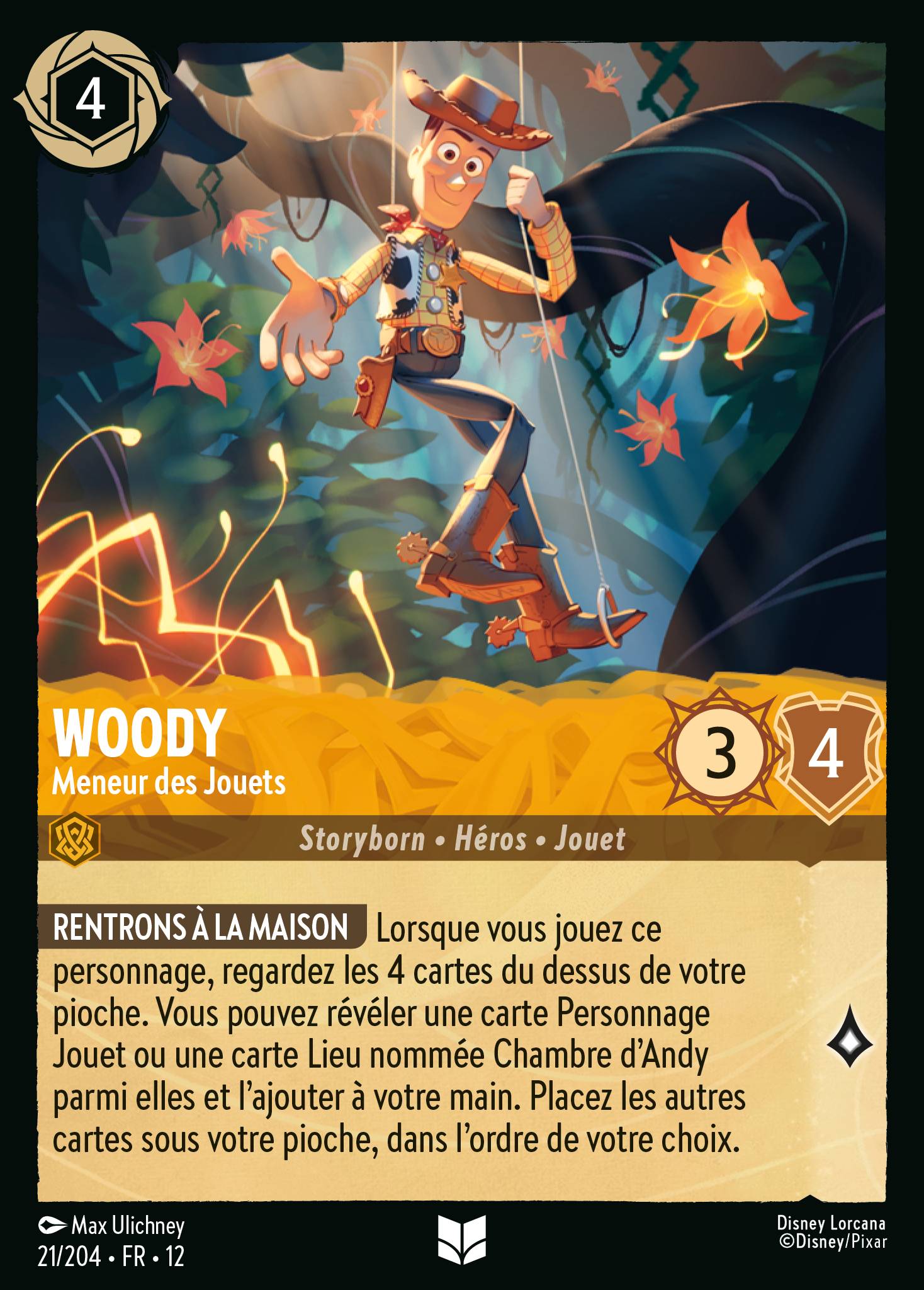 Carte Lorcana 21/204 Woody | LorenZone