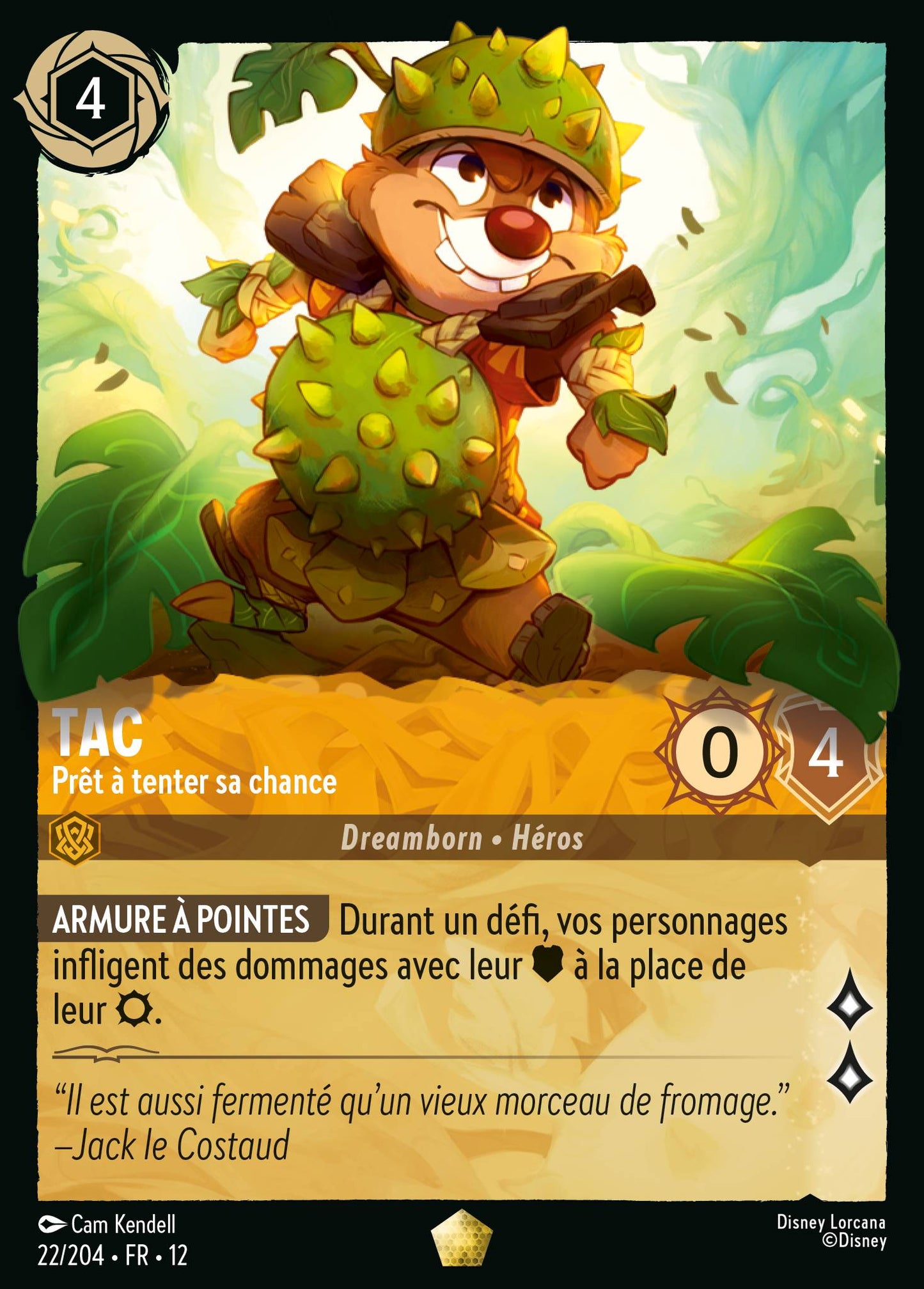 Carte Lorcana 22/204 Tac | LorenZone