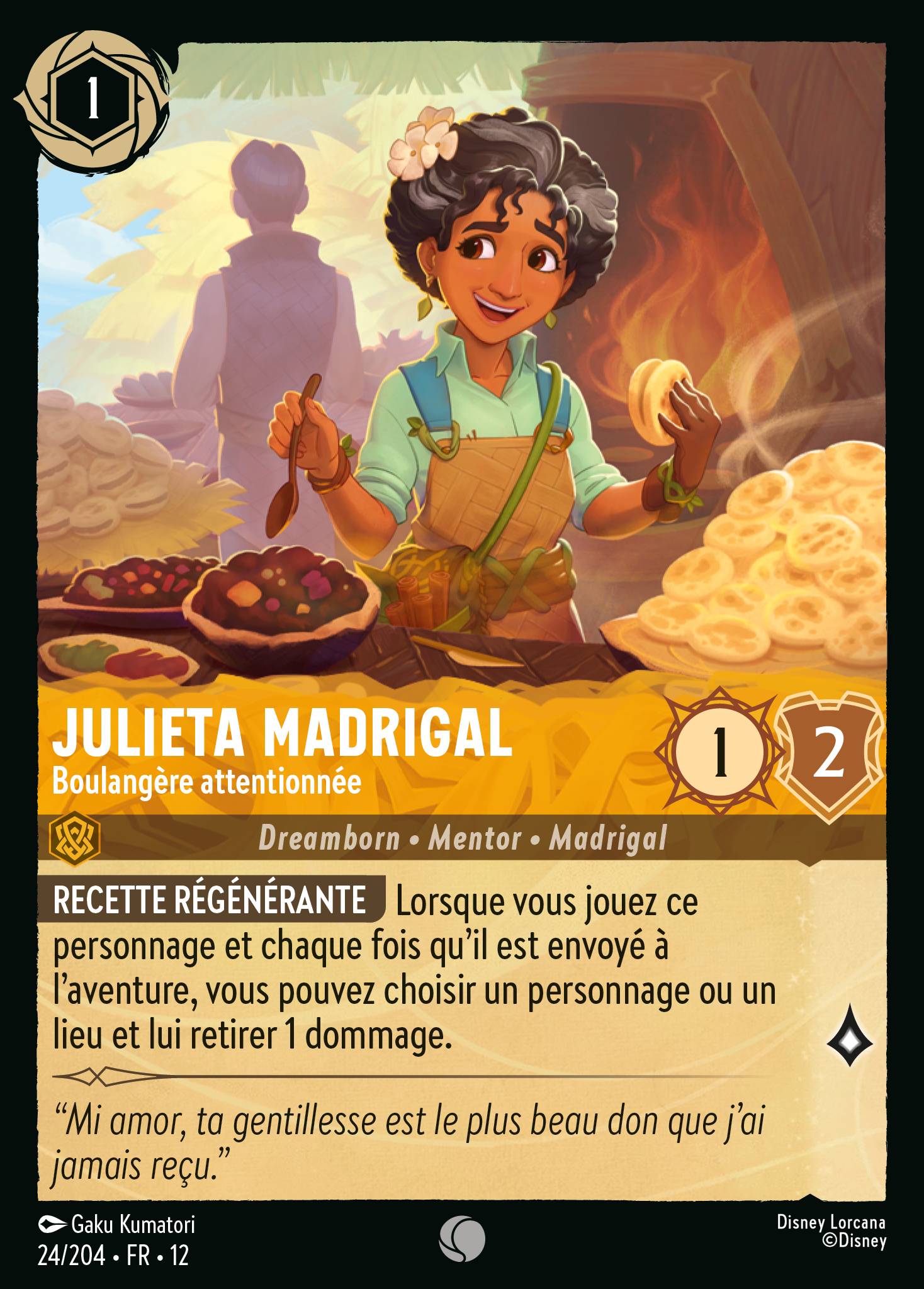 Carte Lorcana 24/204 Julieta Madrigal | LorenZone