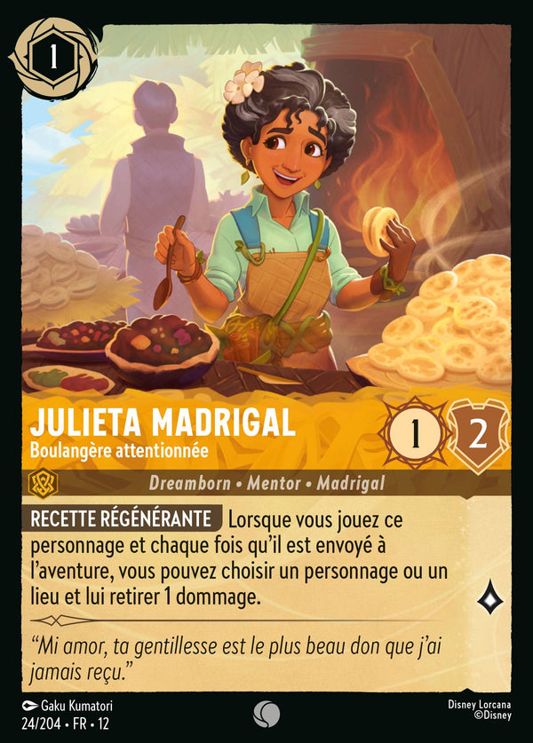 Carte Lorcana 24/204 Julieta Madrigal | LorenZone