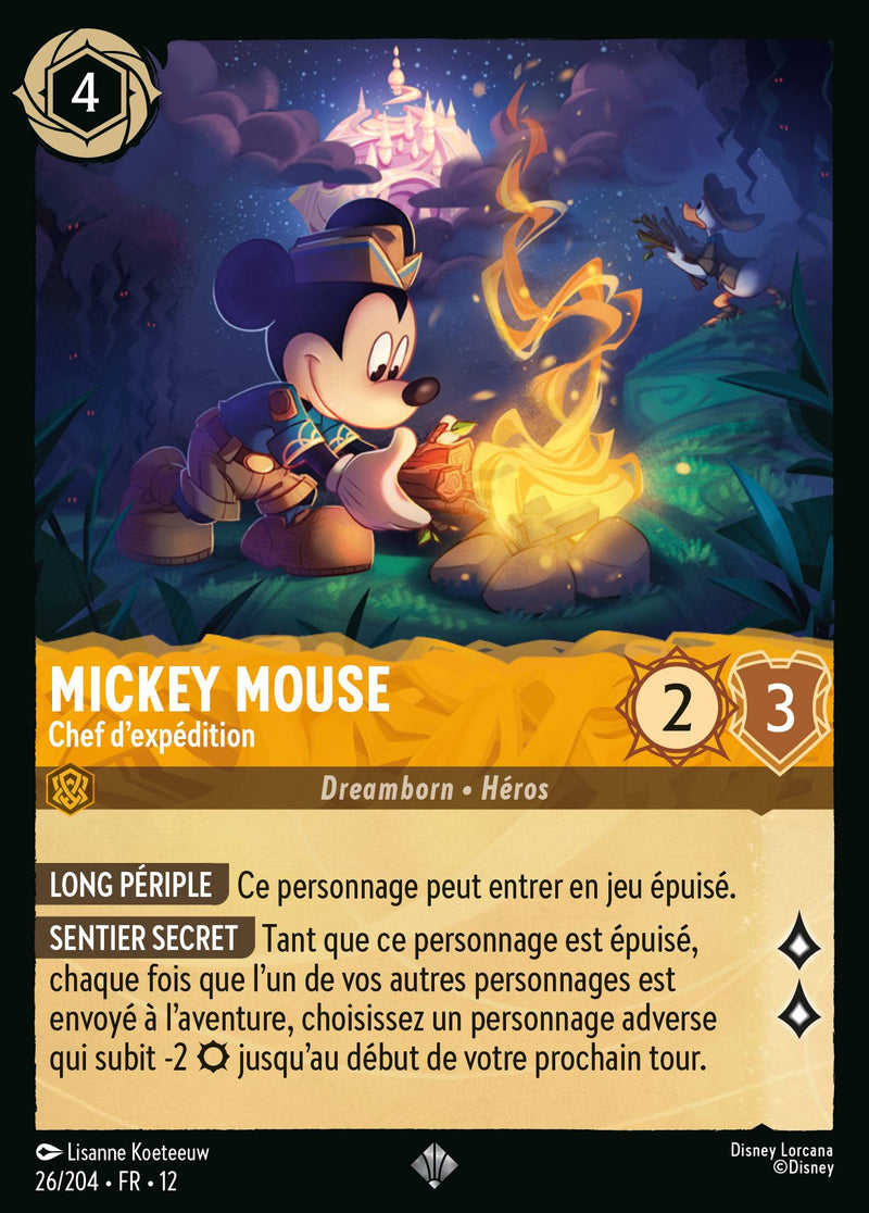 Carte Lorcana 26/204 Mickey Mouse | LorenZone