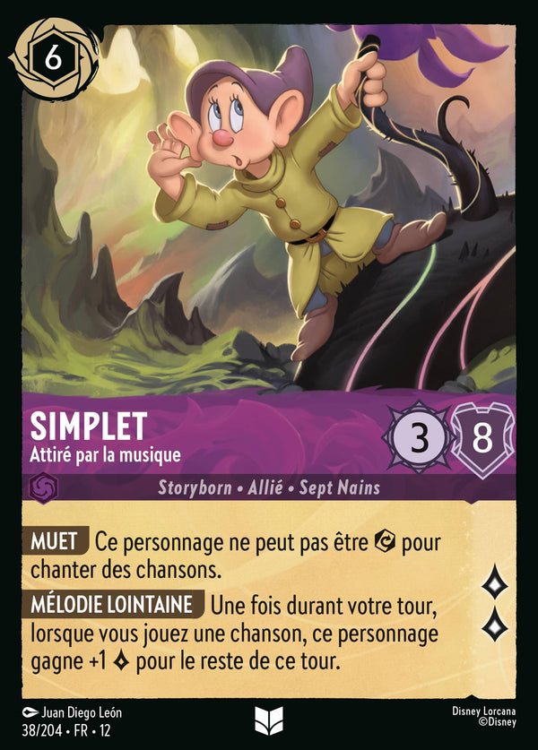 Carte Lorcana 38/204 Simplet | LorenZone