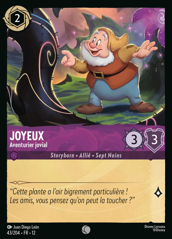 Carte Lorcana 43/204 Joyeux | LorenZone