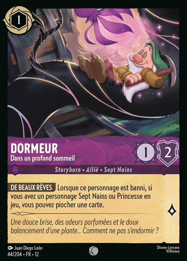 Carte Lorcana 44/204 Dormeur | LorenZone