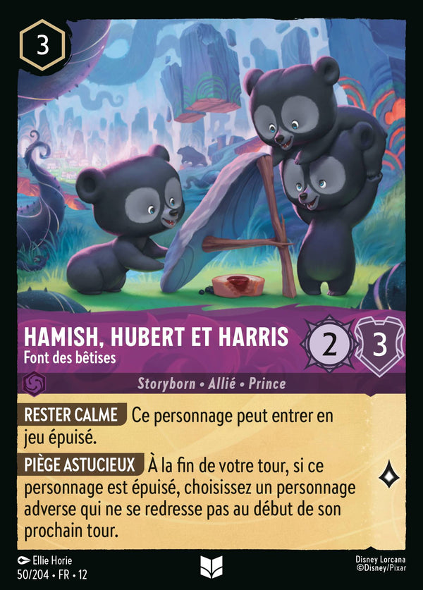 Carte Lorcana 50/204 Hamish, Hubert et Harris | LorenZone