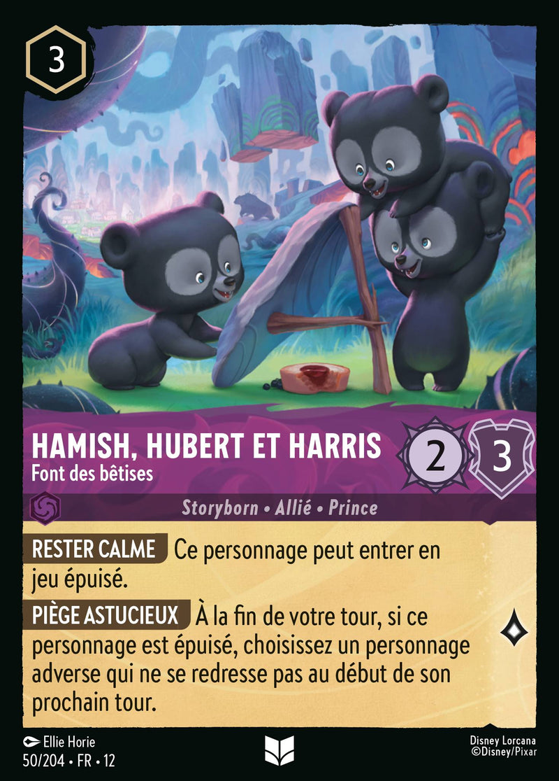 Carte Lorcana 50/204 Hamish, Hubert et Harris | LorenZone