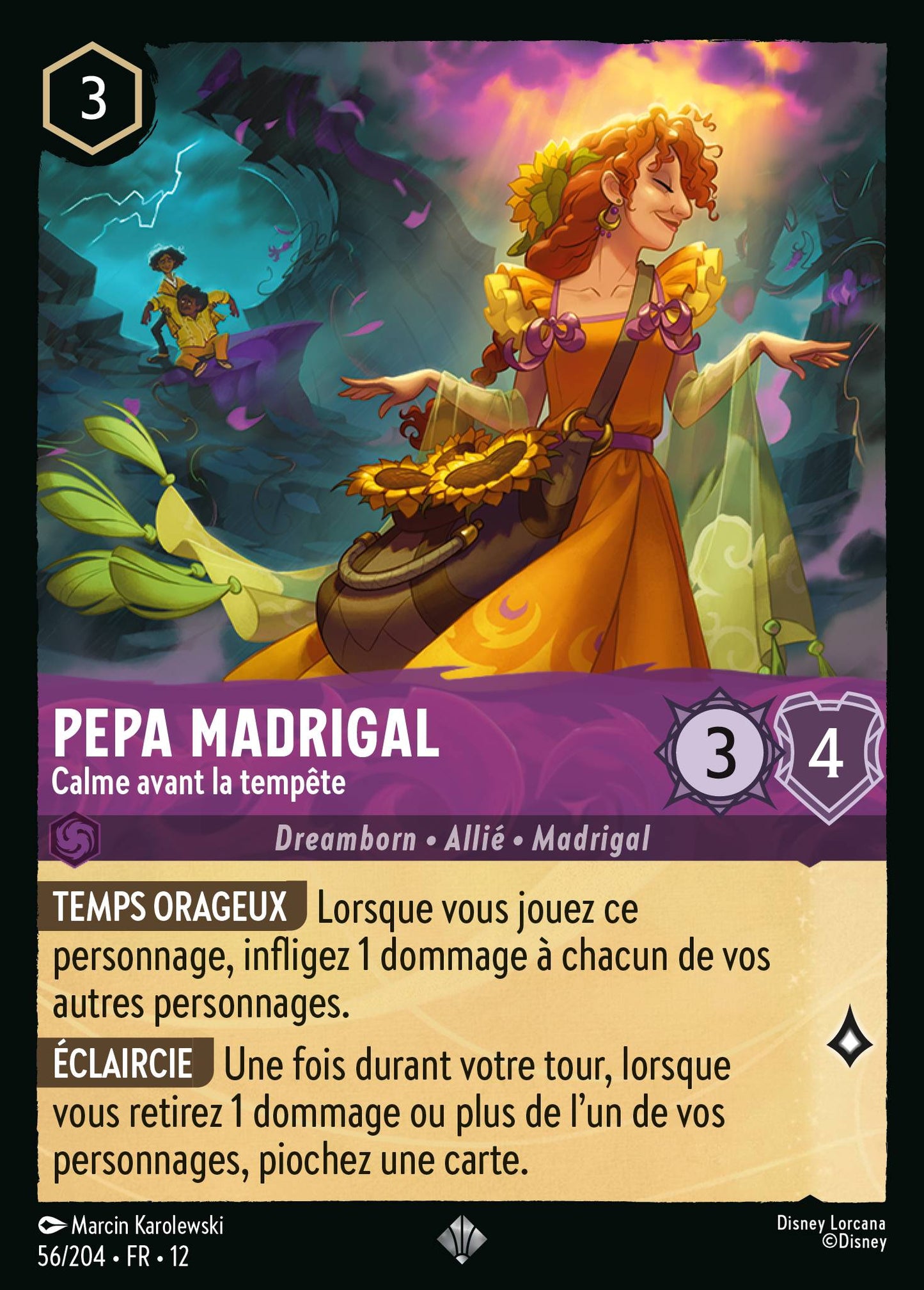 Carte Lorcana 56/204 Pepa Madrigal | LorenZone