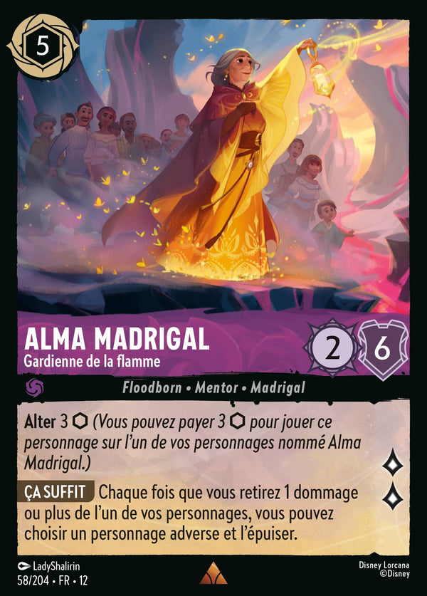 Carte Lorcana 58/204 Alma Madrigal | LorenZone