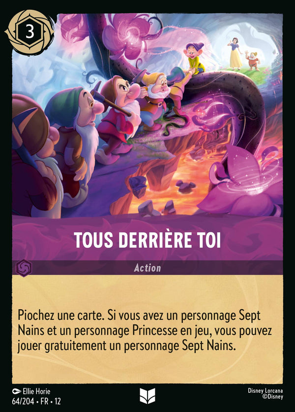 Carte Lorcana 64/204 Tous derrière toi | LorenZone