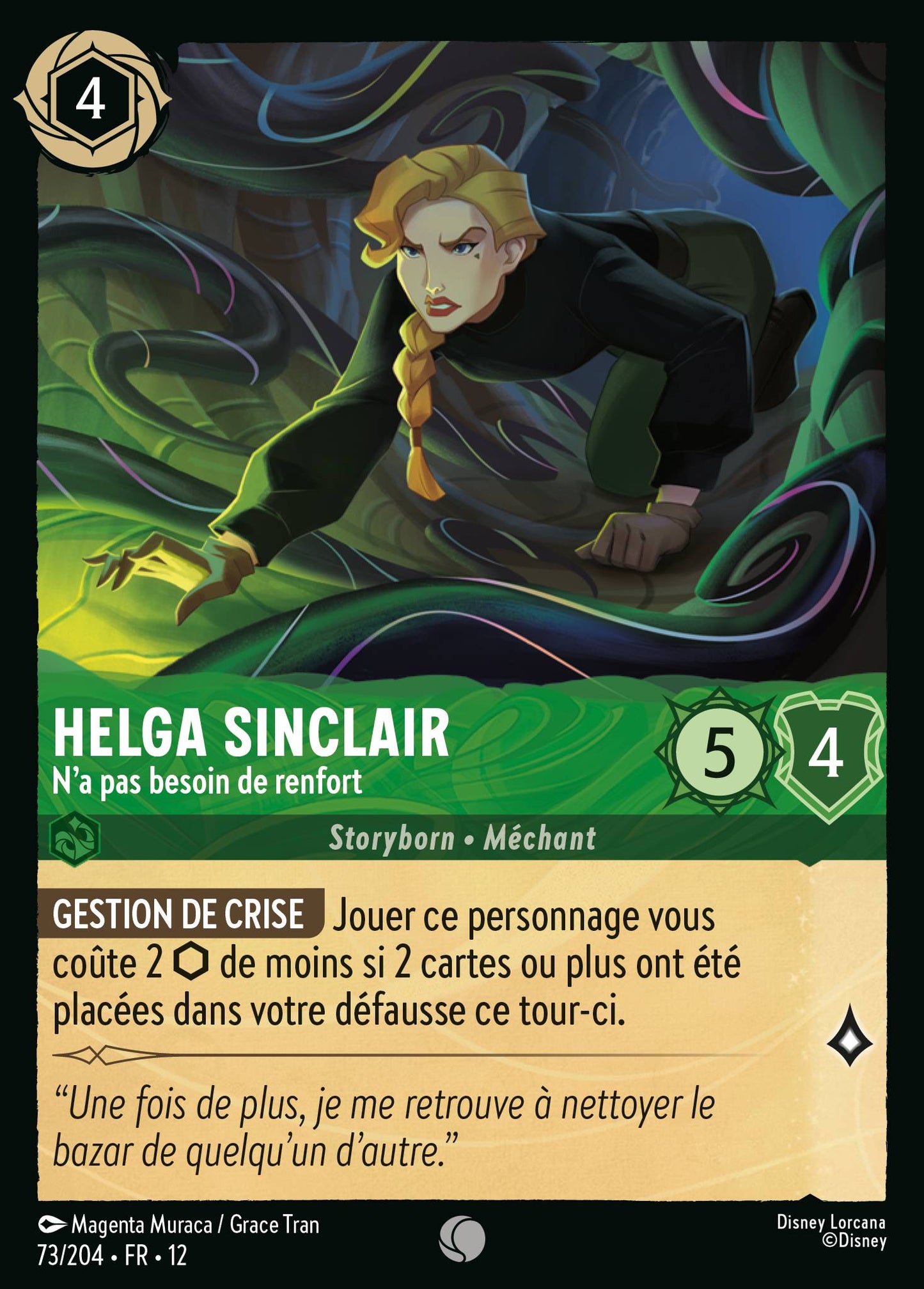 Carte Lorcana 73/204 Helga Sinclair | LorenZone