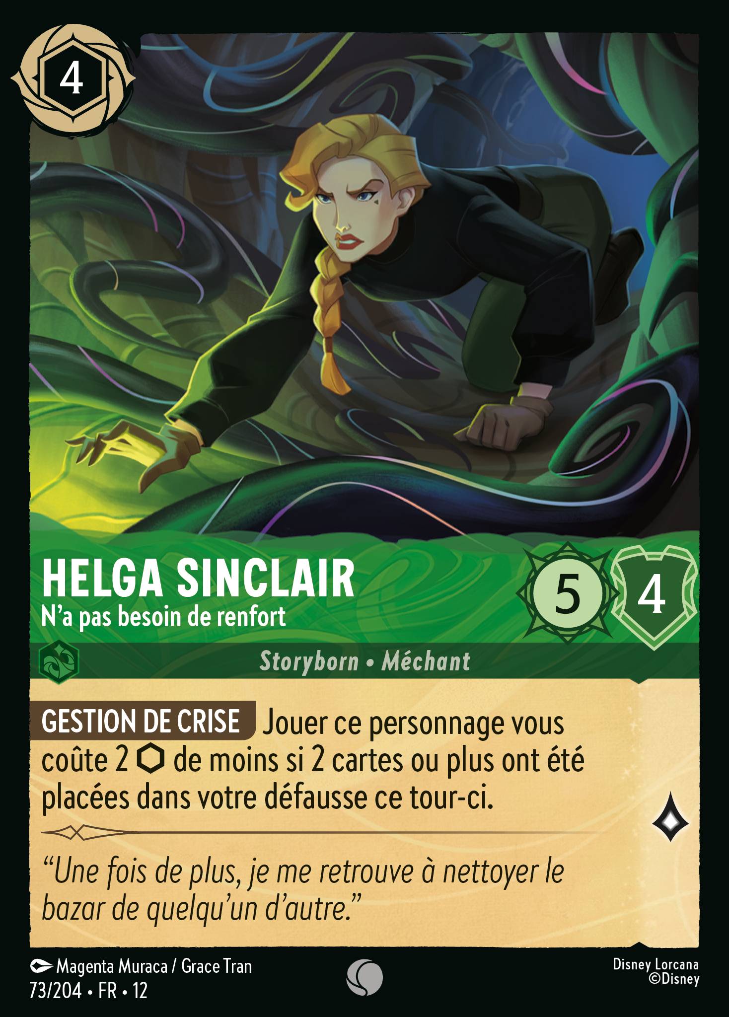 Carte Lorcana 73/204 Helga Sinclair | LorenZone