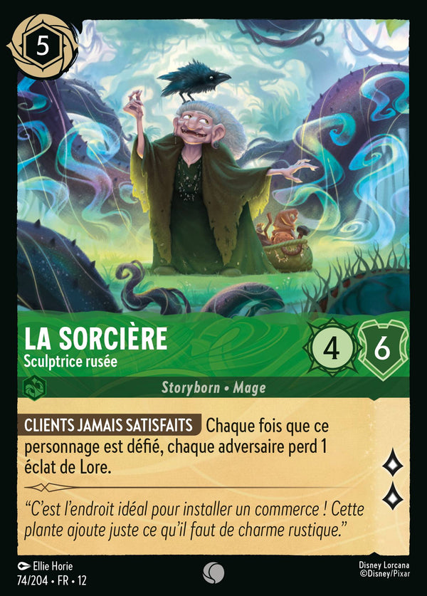 Carte Lorcana 74/204 La Sorcière | LorenZone