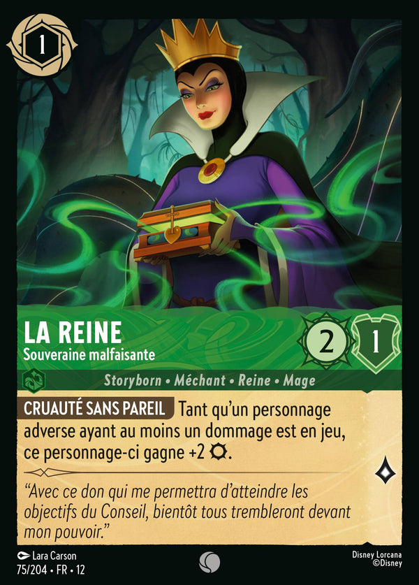 Carte Lorcana 75/204 La Reine | LorenZone