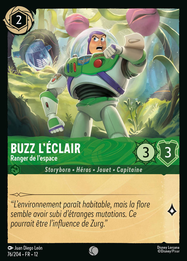 Carte Lorcana 76/204 Buzz l'Éclair | LorenZone