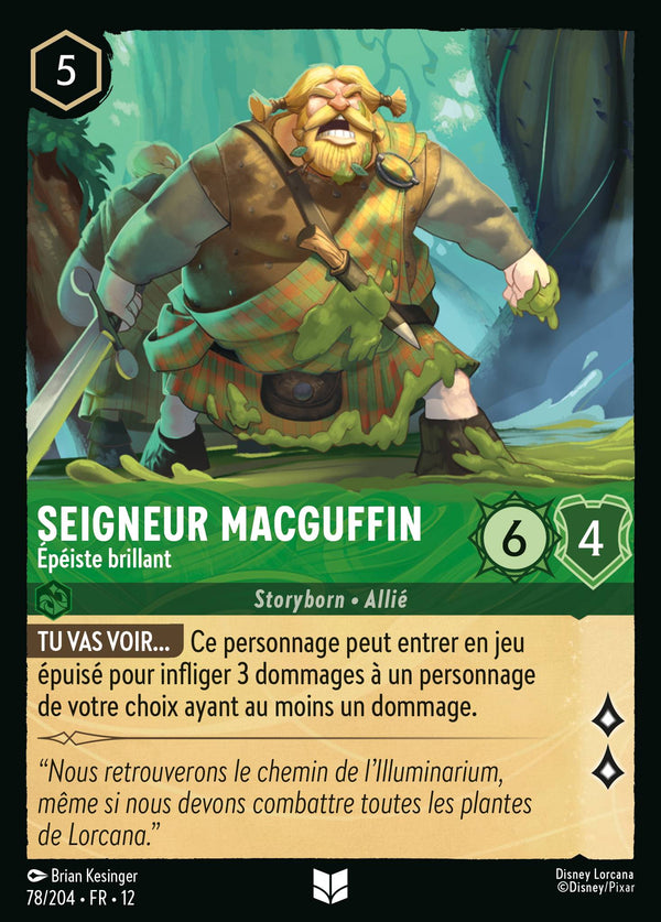Carte Lorcana 78/204 Seigneur MacGuffin | LorenZone