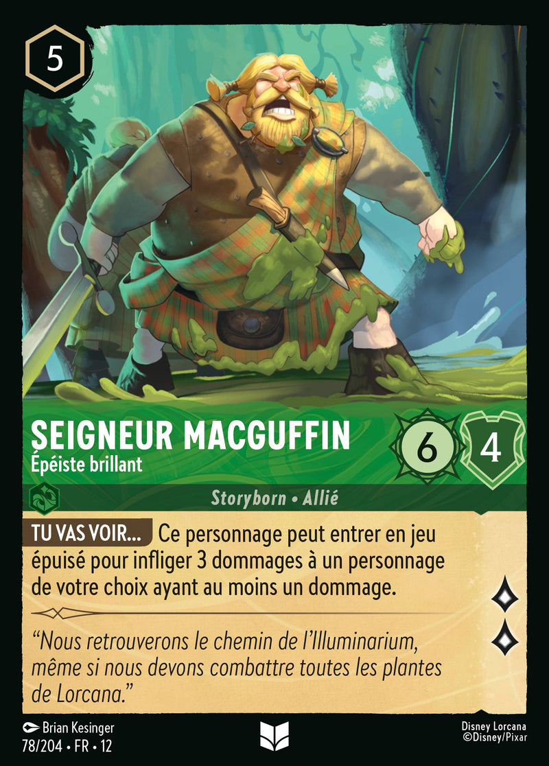 Carte Lorcana 78/204 Seigneur MacGuffin | LorenZone