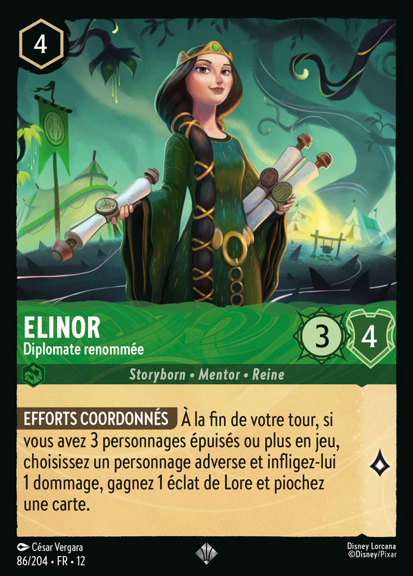 Carte Lorcana 86/204 Elinor | LorenZone