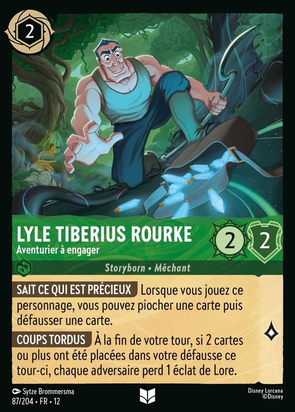 Carte Lorcana 87/204 Lyle Tiberius Rourke | LorenZone