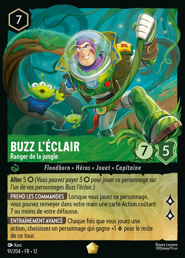 Carte Lorcana 91/204 Buzz l'Éclair | LorenZone