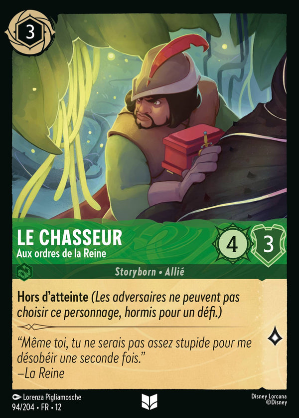 Carte Lorcana 94/204 Le chasseur | LorenZone