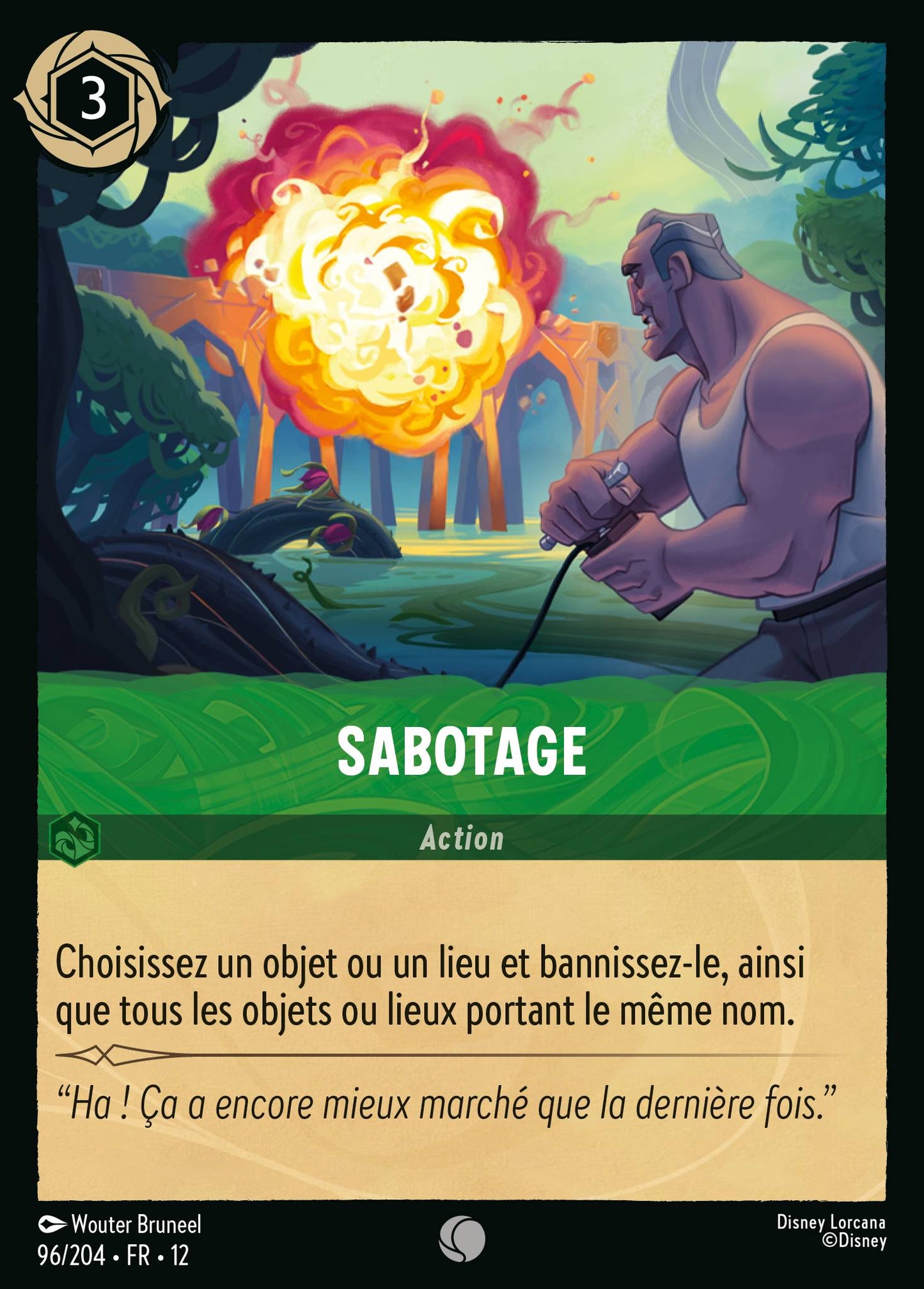 Carte Lorcana 96/204 Sabotage | LorenZone