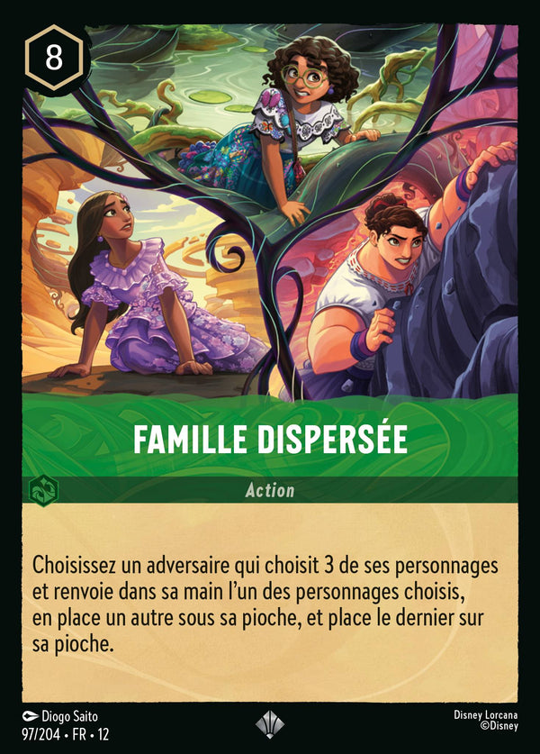 Carte Lorcana 97/204 Famille dispersée | LorenZone