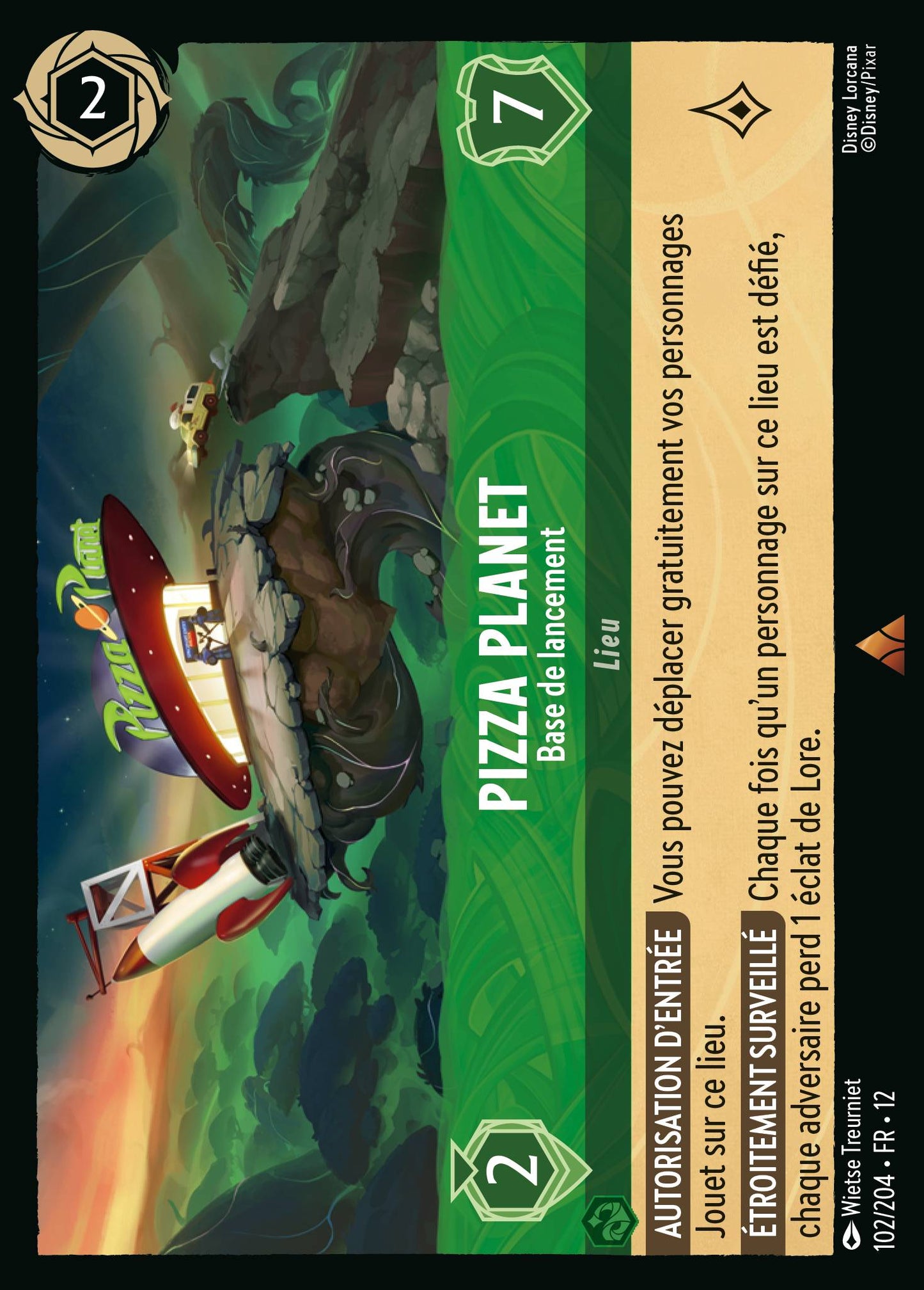 Carte Lorcana 102/204 Pizza Planet | LorenZone